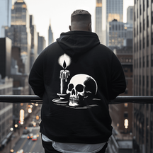 Skull and Candle Plus Size Hoodie