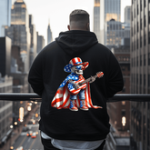 Patriotic Grim Reaper Plus Size Hoodie