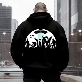 Bigfoot Ufo Mothman And Cryptid Plus Size Hoodie