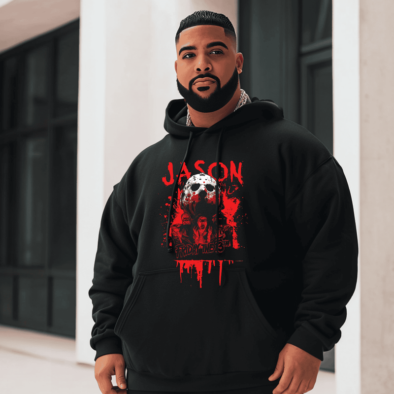 Horror Friday The 13th Halloween Plus Size Hoodie