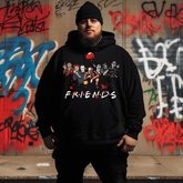 Friends Halloween Plus Size Hoodie