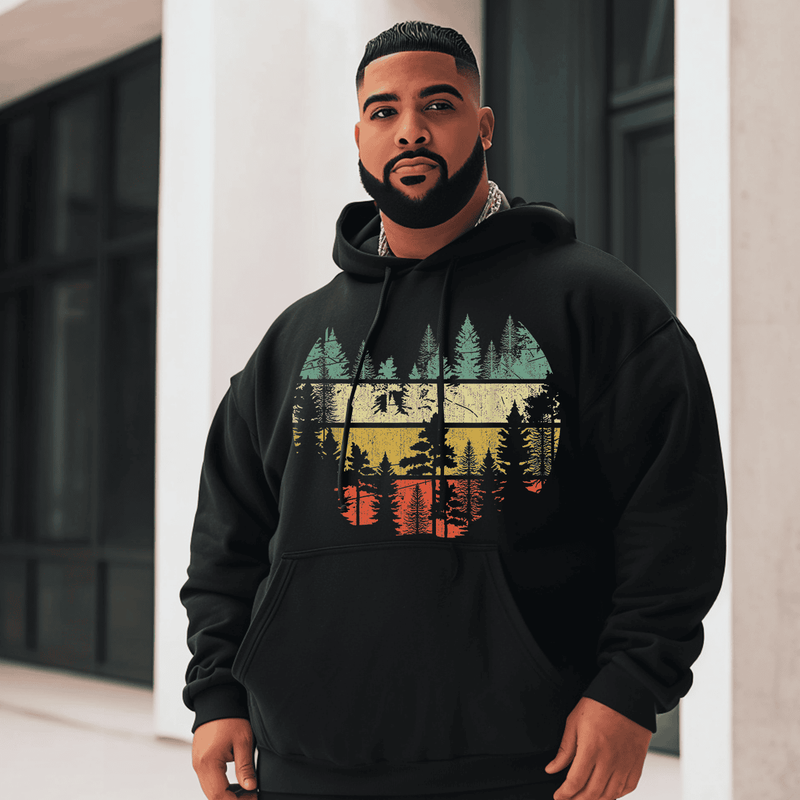 Wildlife Trees Plus Size Hoodie