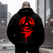 Obito Eye Men's Plus Size Hoodie