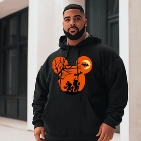 Happy Halloween Men Plus Size Hoodie