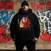 Shreddin' Voorhees Halloween Men Plus Size Hoodie