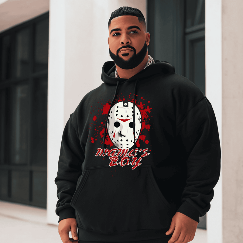 Horror Movie 4# Halloween Men Plus Size Hoodie