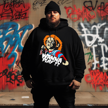 Horror Movies 3# Halloween Men Plus Size Hoodie