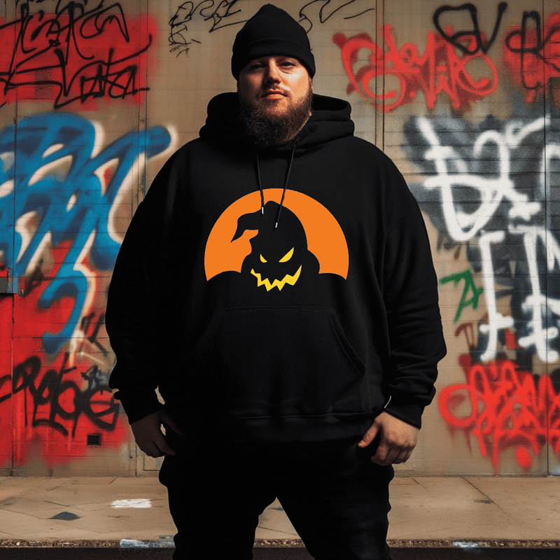 Horror Shadow Halloween 9# Men Plus Size Hoodie