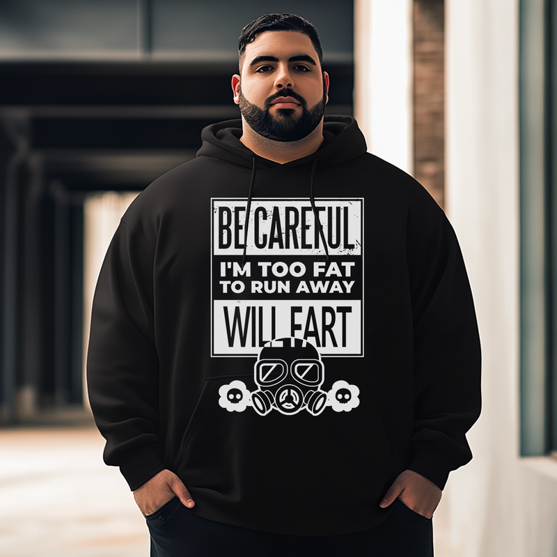 Fat Will Fart Plus Size Hoodie