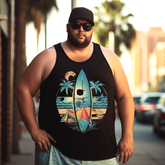 Beautiful summer Tank Top Sleeveless Tee, Oversized T-Shirt for Big and Tall