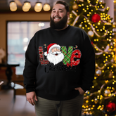 Christmas Love Men's Plus Size Sweatshirt