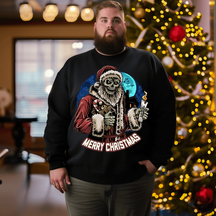 Merry Christmas 2# Men's Plus Size Sweatshirt