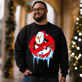 Christmas SnowmanMen's Plus Size Sweatshirt