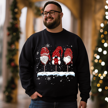 Happy Christmas 5# Men's Plus Size Sweatshirt