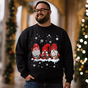 Santa Claus Christmas Men's Plus Size Sweatshirt