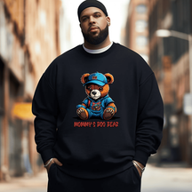 Teddy Bear Men's Plus Size Sweatshirt