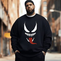 Poison Halloween Men's Plus Size Sweatshirt