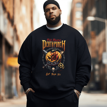 Five Finger Death Punch Halloween Men's Plus Size Sweatshirt