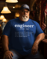 Men's The definition of engineer Plus Size T-Shirt