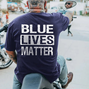 Blue Lives Matter Plus Size T-Shirt