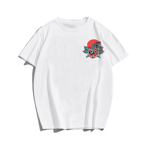 Snake and Flower Plus Size T-shirt