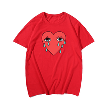Heart Broken fashion men's plus size T-shirt 100% cotton