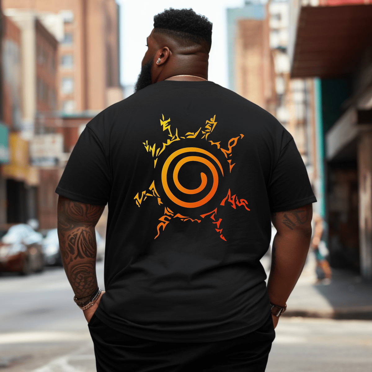 Seal Of The Power Plus Size Men T-Shirt