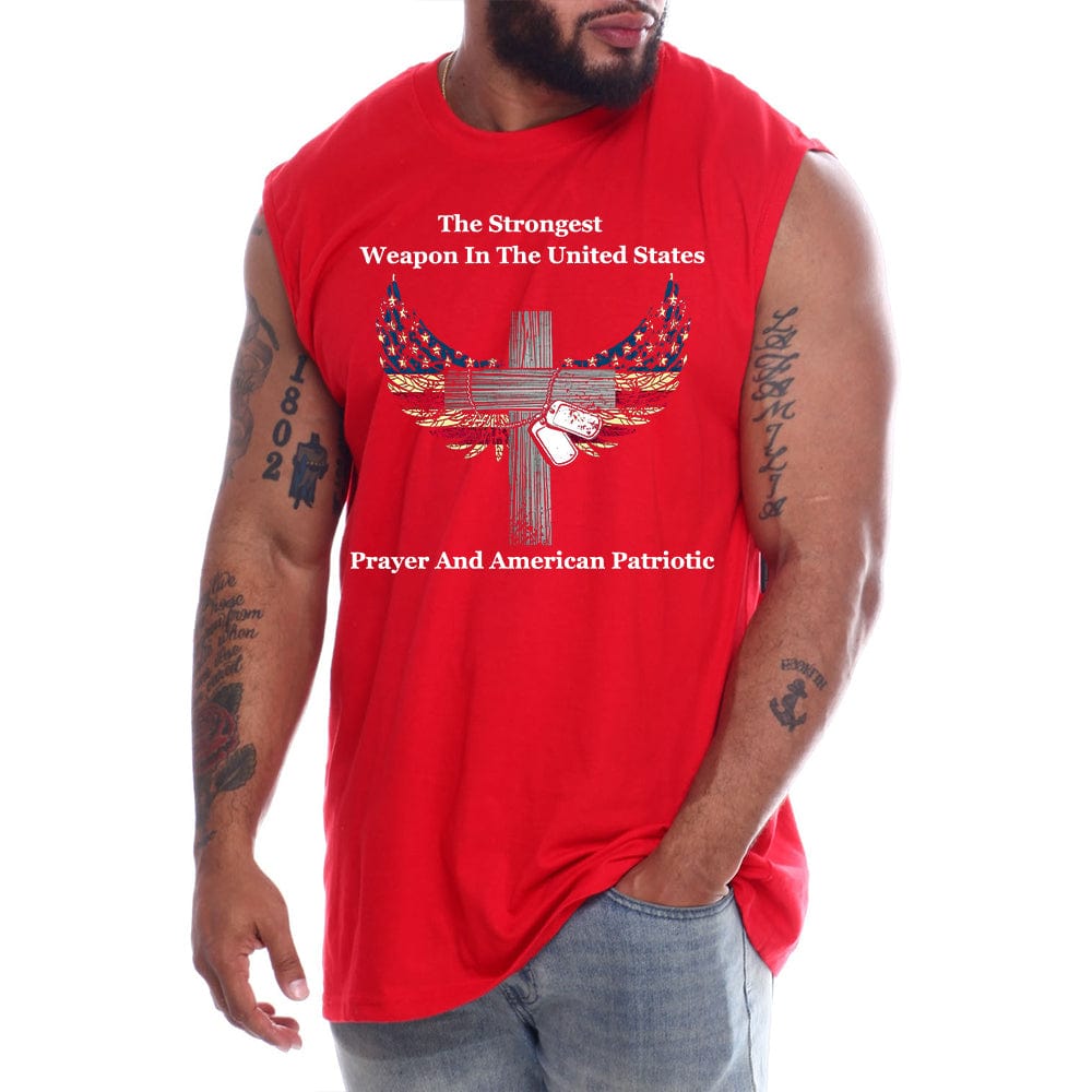 The Strongest Weapon In The United States Are Prayer And American Patriotic (Wings)