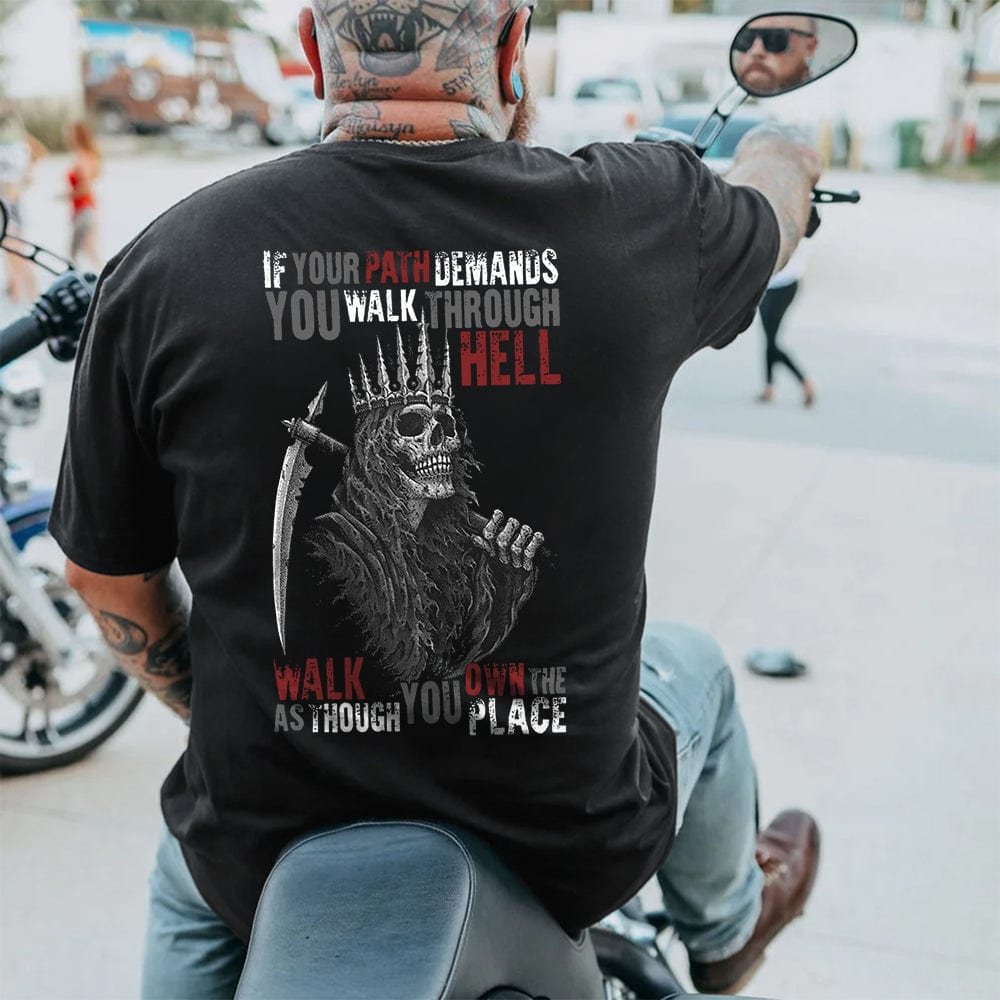 Walk Through Hell Plus Size T-Shirt