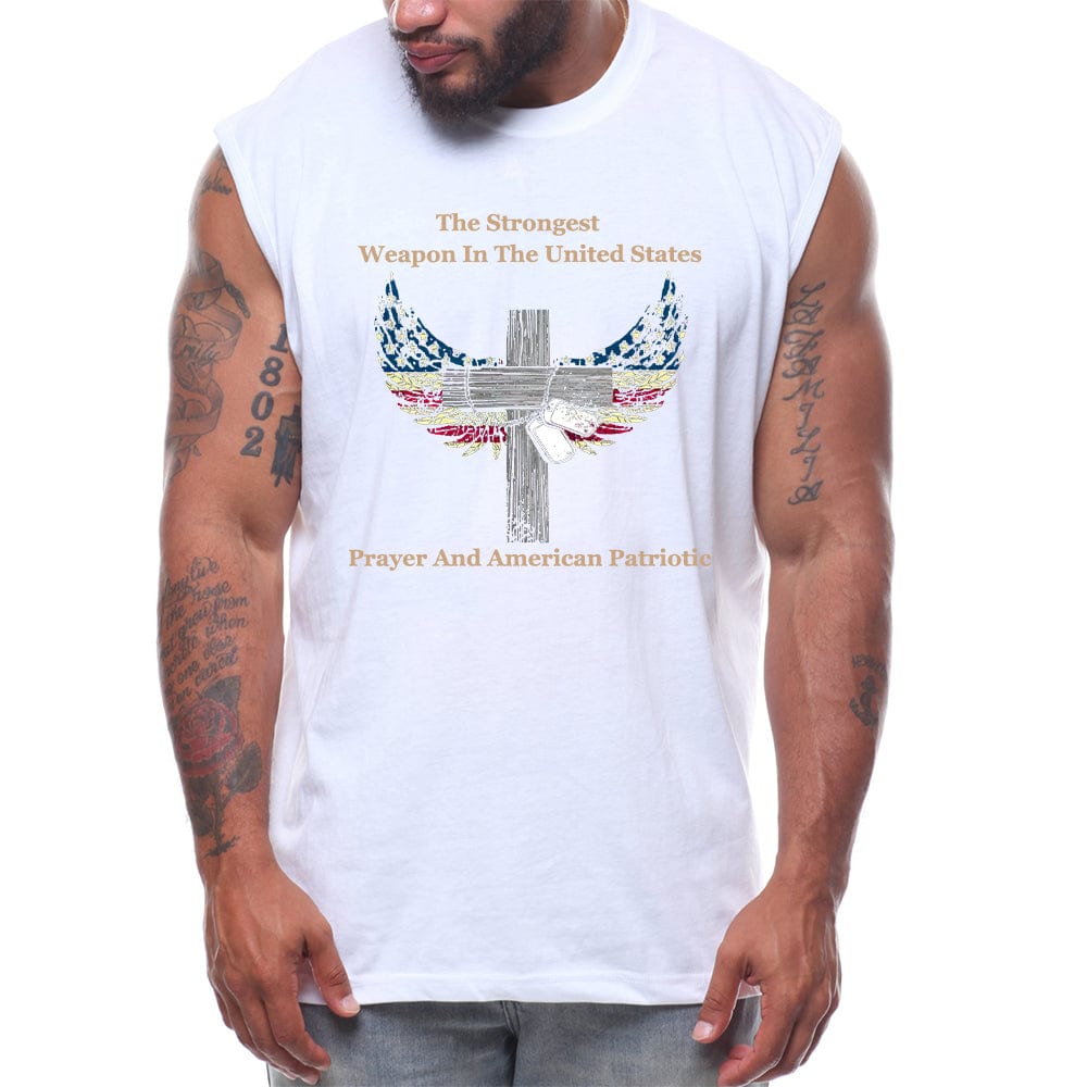 The Strongest Weapon In The United States Are Prayer And American Patriotic (Wings)