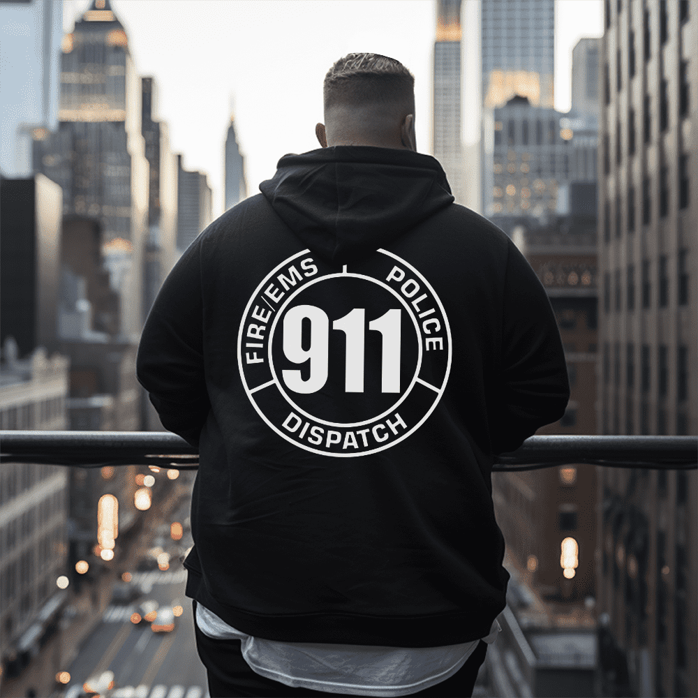 911 Operator Men's Plus Size Hoodies