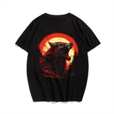 Werewolf 2# T-Shirt, Plus Size Oversize T-shirt for Big & Tall Man