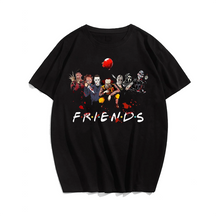 Friends Halloween Men T-Shirt, Plus Size Oversize T-shirt for Big & Tall Man