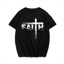 FAITH Men T-Shirt, Plus Size Oversize T-shirt for Big & Tall Man