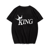 King T-Shirt, Plus Size Oversize T-shirt for Big & Tall Man