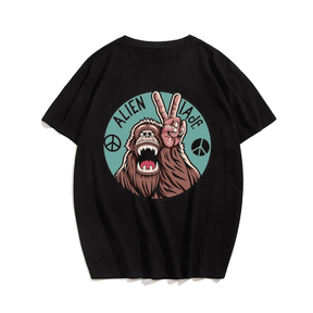 Sasquatch T-Shirt, Plus Size Oversize T-shirt for Big & Tall Man