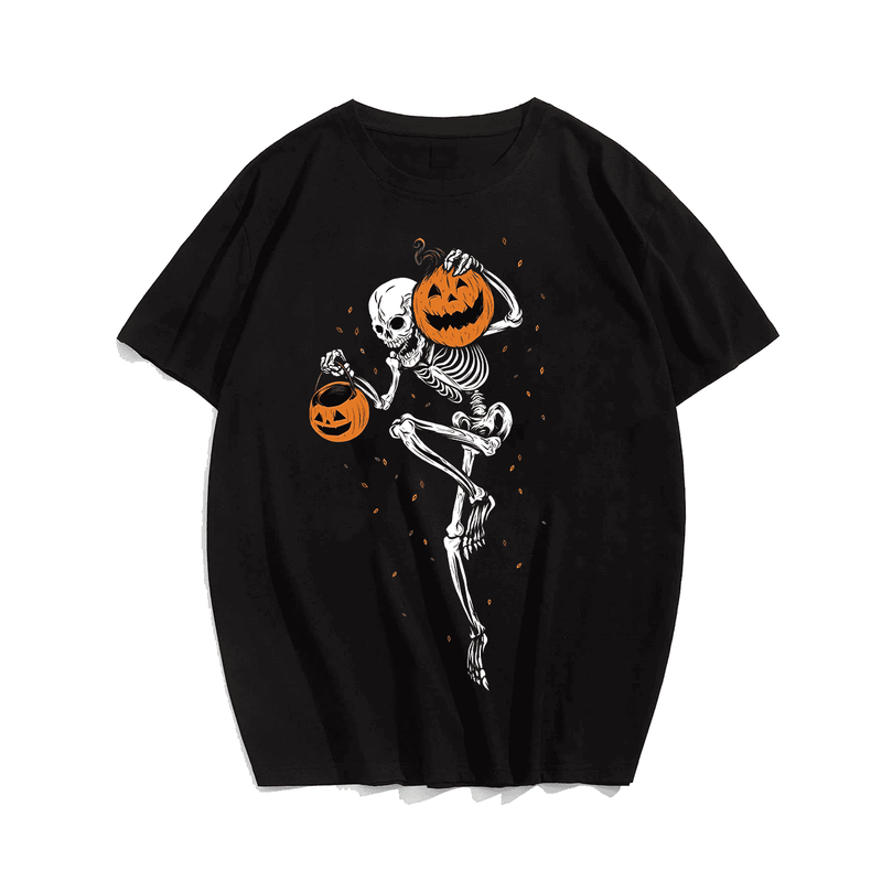 Halloween2 T-Shirt, Plus Size Oversize T-shirt for Big & Tall Man