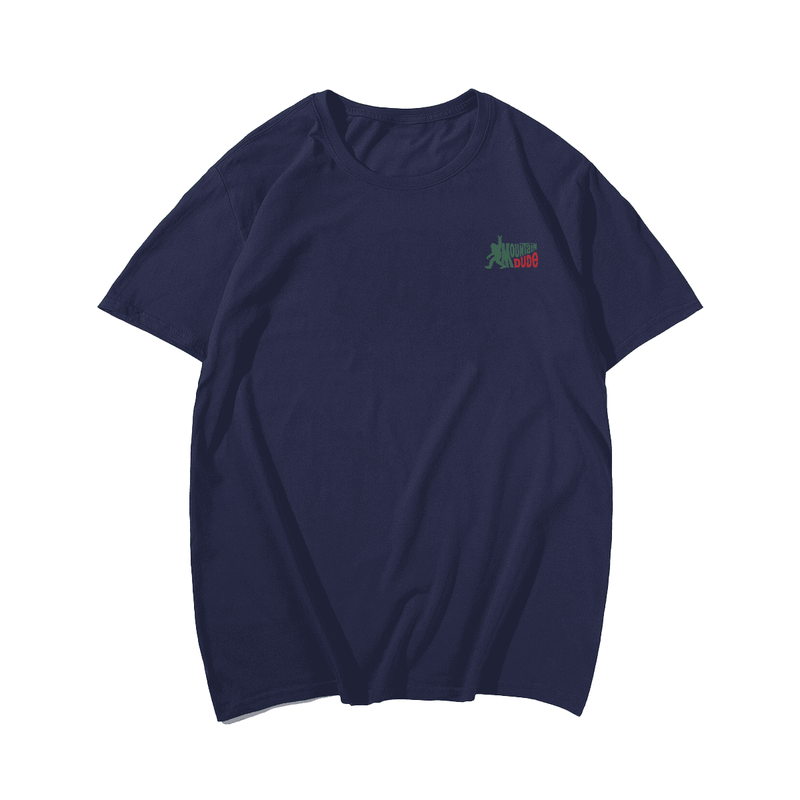 Mountain Dude Funny Bigfoot T-Shirt, Men Plus Size T-shirt for Big & Tall