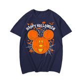 Pumpkin Happy Halloween T-Shirt, Plus Size Oversize T-shirt for Big & Tall Man