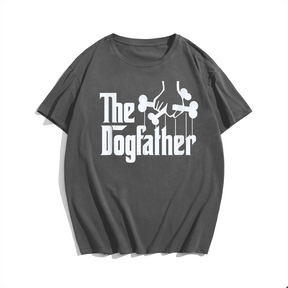The Dog Father T-Shirt, Plus Size Oversize T-shirt for Big & Tall Man