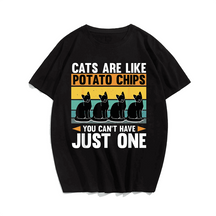 Cats Are Like Potato T-Shirt, Plus Size T-shirt for Big & Tall Man