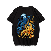 Skulls and Skeletons Halloween T-Shirt, Plus Size Oversize T-shirt for Big & Tall Man