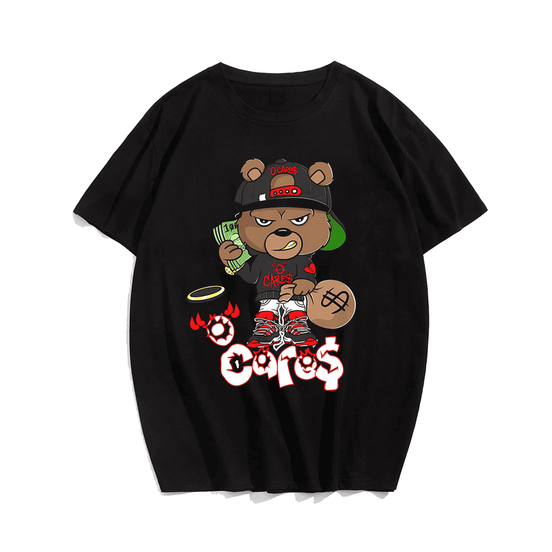 0 Care$ Bear T-Shirt, Plus Size T-shirt for Men