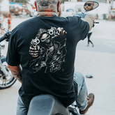 Gangster Skeleton Plus Size T-Shirt