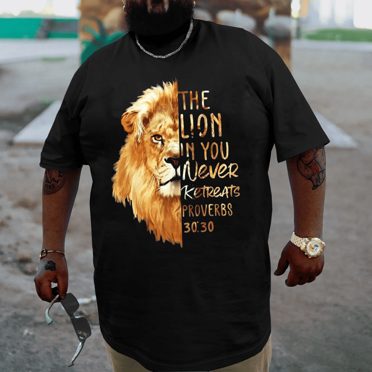 Proverbs 30:30 The Lion in You Never Retreats T-shirt