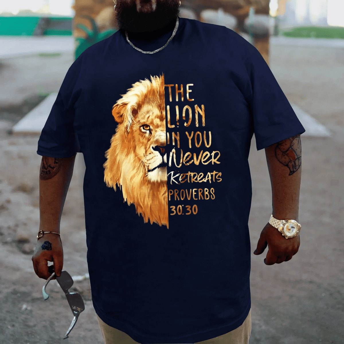Proverbs 30:30 The Lion in You Never Retreats T-shirt