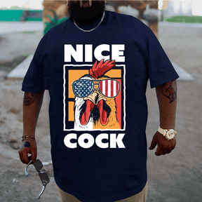 Nick Cock Funny 4th  Print Plus Size T-Shirts