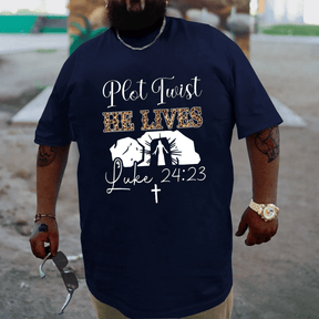 Plot Twist He Lives Plus Size T-shirt