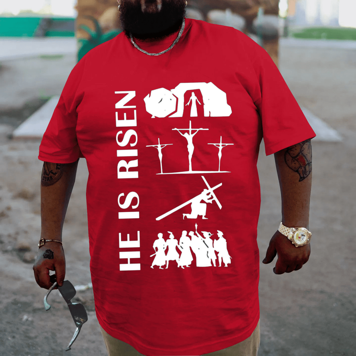 He is Risen Plus Size T-shirt