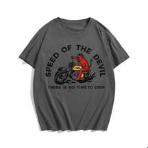 Speed Devil Men T-Shirt for Big & Tall Man